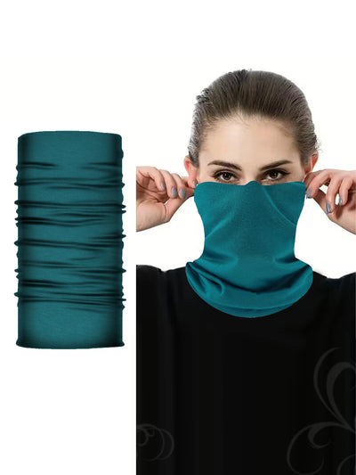 Cycling Face Mask Absorb Sweat Breathable Fishing Training Sport UV Face Scarf Neck Gaiter Summer Face Bandana Ice Silk Men Wome