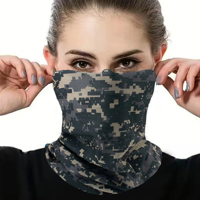 Cycling Face Mask Absorb Sweat Breathable Fishing Training Sport UV Face Scarf Neck Gaiter Summer Face Bandana Ice Silk Men Wome