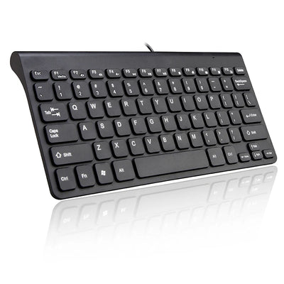 Protable Ultra-thin Mini Wired Keyboard USB Waterproof Home Office mouse Keyboard combo set For PC Desktop Laptop Computer