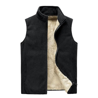 lamb cashmere waistcoat for men Brand Winter Jacket Men Vest Men Zipper Mens Jacket Sleeveless Casual Winter Waistcoat Men S-8XL