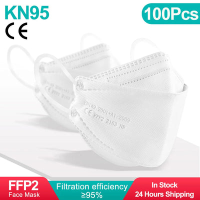 Fish Mask KN95 Mascarillas FPP2 Adult Morandi FFP2mask 4 Layer FFPP2 Approved Face Masks FFP2 Respirator Mouth Cover Masque FFP2