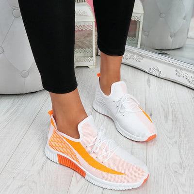 Flats Women Sneakers Shoes Spring Sneakers Women Summer Lace Up Flats Women Plus Size  Women Casual Shoes  Zapatos Mujerfg5