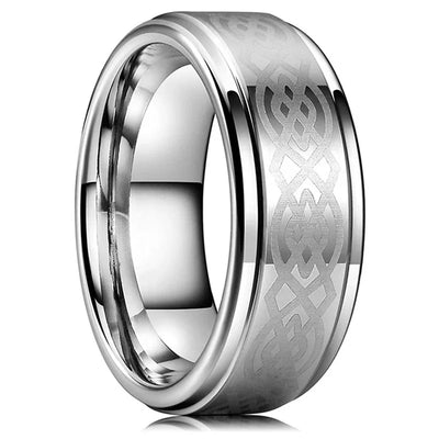 8mm Fashion Men Ring Alloy Fine Men Rings Wedding Engagement Christmas Gift Anniversary Men Jewelry Accessories
