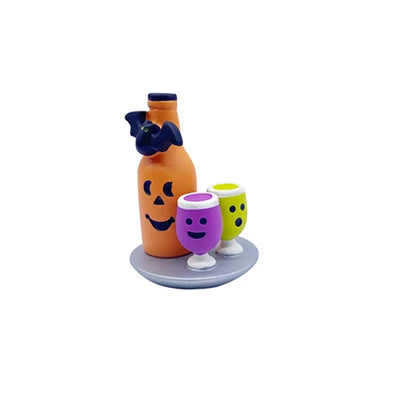 Scene Decoration New Halloween Series Bookshelf Decorationt Collectible Home Decoration Garden Resin Craft Toy Bonsai Ornaments