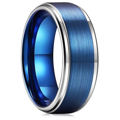 8mm Fashion Men Ring Alloy Fine Men Rings Wedding Engagement Christmas Gift Anniversary Men Jewelry Accessories