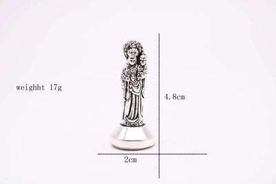 Many styles of Christian decorations. Jesus, Madonna Maria, Rose, Lady Fatima, Figurine. Car dashboard decoration.