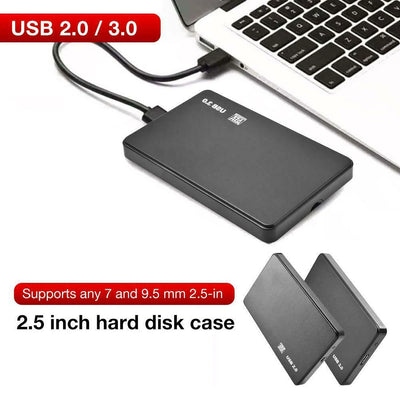 External hard drive case USB 3.0/2.0 5Gbps 2.5inch SATA External Closure HDD Hard Disk Case Box for PC external hard drive 4tb