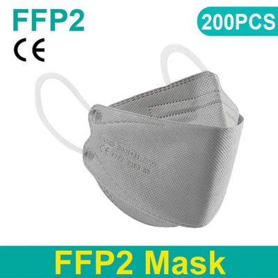Adult 4 Layers CE FFP2 KN95 Mask Respirator Fabric Face Mask FFP2 Mascarilla Filter Mouth Dustproof Reuseable ffp2 Face mask