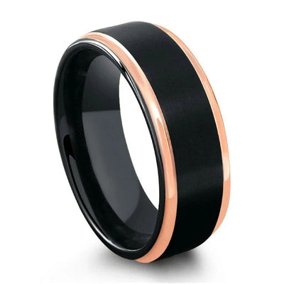 8mm Fashion Men Ring Alloy Fine Men Rings Wedding Engagement Christmas Gift Anniversary Men Jewelry Accessories