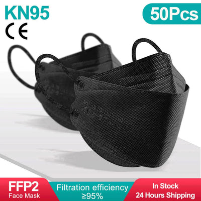 Fish Mask KN95 Mascarillas FPP2 Adult Morandi FFP2mask 4 Layer FFPP2 Approved Face Masks FFP2 Respirator Mouth Cover Masque FFP2