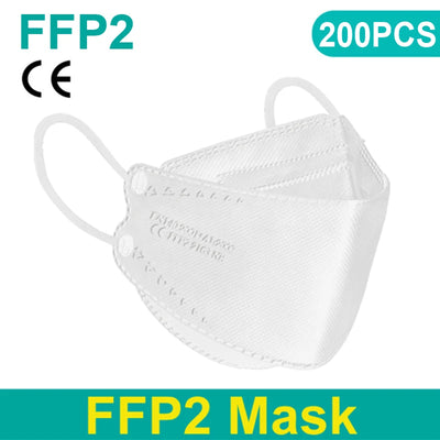 Adult 4 Layers CE FFP2 KN95 Mask Respirator Fabric Face Mask FFP2 Mascarilla Filter Mouth Dustproof Reuseable ffp2 Face mask
