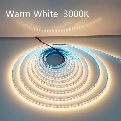 5M 600LEDs LED Strip 2835 DC12V 24V 120LEDs/m Home Lamp Strip Red Ice Blue Green Yellow Pink Flexible And Cuttable Soft Lamp Bar
