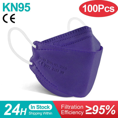 Fish Mask KN95 Mascarillas FPP2 Adult Morandi FFP2mask 4 Layer FFPP2 Approved Face Masks FFP2 Respirator Mouth Cover Masque FFP2