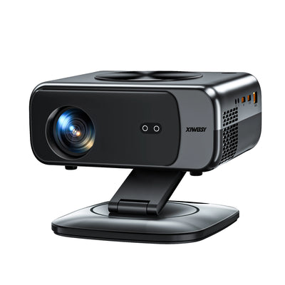 XIWBSY 2025 Mini Projector 4K 25000Lumens Smart Projector Wifi6 BT5.3 LED Projector 8K Decode Portable Home Cinema Projector 64G