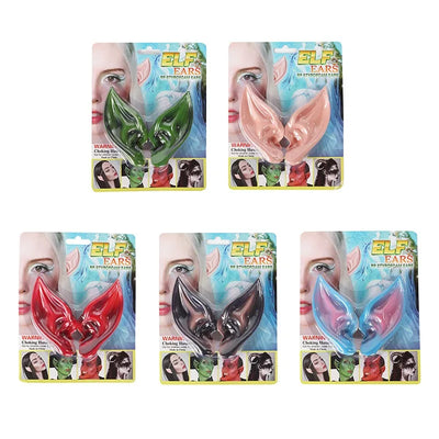 Halloween Latex Elf Ears Ghost Festival Party Demon Witch Dress Up Ears Trick Or Treat Kids Happy Halloween Day 2025