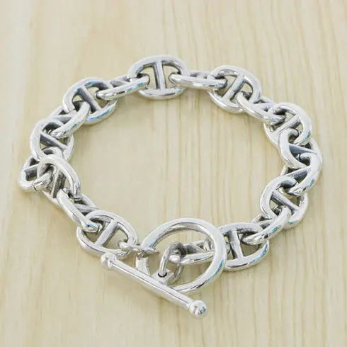 S925 Sterling Silver Necklace Pig Nose Buckle, Light Luxury and Niche  Street Fashion Design Sense Retro Couple Jewelry