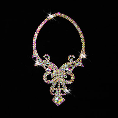 Necklace Collar Choker Ancient Egyptian Costume Belly Dance Jewelry Sparkle Rhinestone Costume Accessory Photography Show Stage