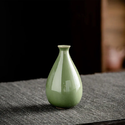 Vase ornaments, dried flower utensils, ceramic decorations, dining tables, simple and fresh home decor, small vase decorations