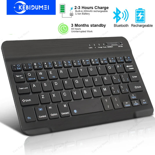 Bluetooth Keyboard Mini Keyboard 200mAh Rechargeable Keyboard Wireless Gaming Keyboard for PC Laptop Tablet Android iOS Windows