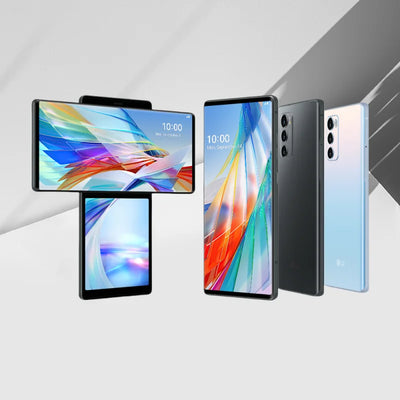 Original LG WING 5G CellPhone LMF100N F100N F100 4G LTE Mobile Phone Refurbished 6.8'' 8GB RAM 128GB ROM Android SmartPhone