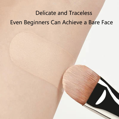 Ultra Thin Foundation Brush Lightweight and Thin Face Contour Brush Flat Contour Brush Blending Foundation Cream Makeup Brushes