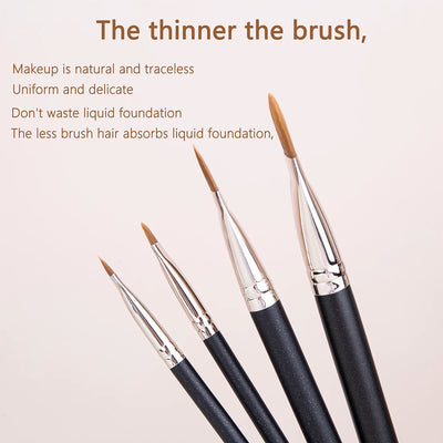 Ultra Thin Foundation Brush Lightweight and Thin Face Contour Brush Flat Contour Brush Blending Foundation Cream Makeup Brushes