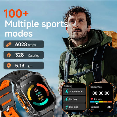 2025 New For HUIAWE GPS Smart Watch Men 540 mAh Battery 3ATM Waterproof Smartwatch Compass Altimeter Barometer Sport Bracelet
