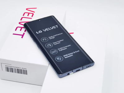 LG VELVET G9 G900TM G900VM G900N 4G LTE 5G Mobile Phone 128GB Unlocked 6.8'' LG Snapdragon765 Original Unlocked Cell Phone