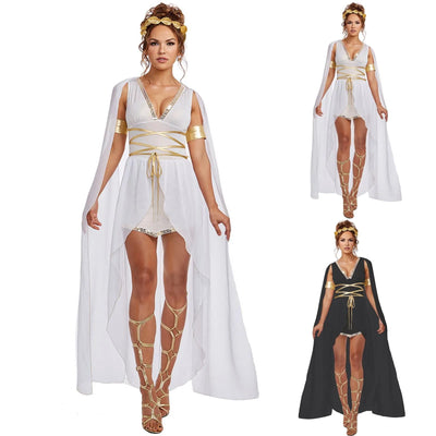 New Higher Quality  Halloween Women's Costume Horror Ghost Bride Cosplay Dress Ghost Performance Costume Masquerade Costume