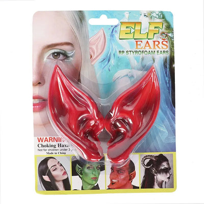 Halloween Latex Elf Ears Ghost Festival Party Demon Witch Dress Up Ears Trick Or Treat Kids Happy Halloween Day 2025
