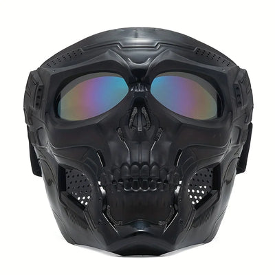 Motorcycle skull mask wind goggles outdoor sports riding glasses Halloween props windproof tactical mask