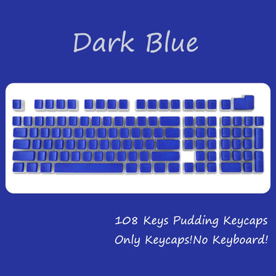 OEM Profile PBT Keycaps 108 Keys Pudding Keycap For Cherry MX Switch Mechanical Keyboard RGB Gamer backlit Key Caps Custom DIY