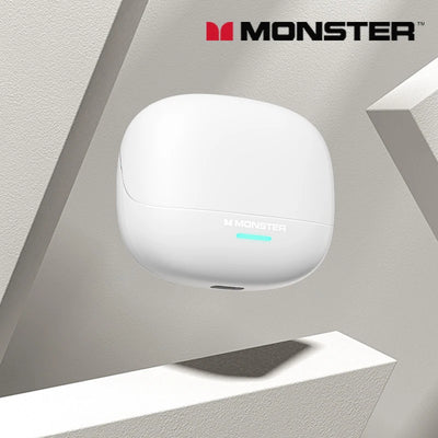 Monster MQT52 Wireless Bluetooth 5.4 Earphones Long Battery Life Gaming Headphones Dual Mode HIFI Stereo Sound Headset With Mic