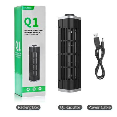 llano Laptop Radiator Laptop Cooler Laptop Stand Adjustable Size Wind Speed With RGB Light