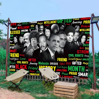 Juneteenth Decoration Background Backdrop African American Famous People Banner School Classroom Bulletin Board Decoration