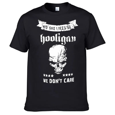 Hooligans T Shirt 100% Cotton Men Shirt Top Sales