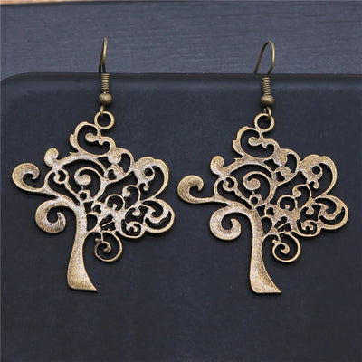 Tree Earring Women Drop Earrings Round Tree Dangle Earrings Women Fashion Jewelry Gift For Women