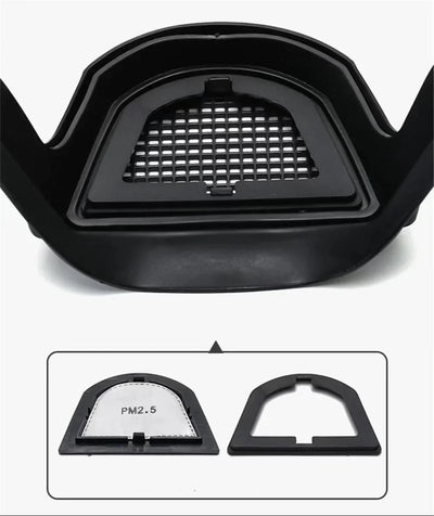 Work Protection Mask Full Face Shield Reusable Home Kitchen Splash Protection Mask Anti-fog Windproof Dustproof Mask With Filter