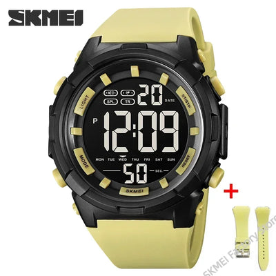 SKMEI 1845 Fashion Digital Waterproof Watch for Men Military Electronic Sport Mens Wristwatches Shockproof Clock Reloj Masculino