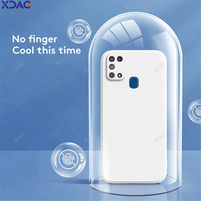 Square Case Cover for Samsung Galaxy M31 6.4