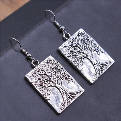 Tree Earring Women Drop Earrings Round Tree Dangle Earrings Women Fashion Jewelry Gift For Women