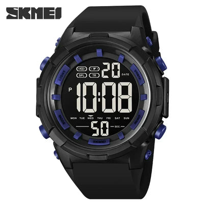 SKMEI 1845 Fashion Digital Waterproof Watch for Men Military Electronic Sport Mens Wristwatches Shockproof Clock Reloj Masculino