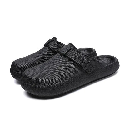Kidmi Fashion Men Clogs Slippers Men Garden Shoes Summer Nonslip Beach Slippers Men EVA Flat Sandals Casual Waterproof Men Shoes