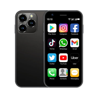 Top Selling SOYES XS16 mini 4G Smartphone 3.0inch 3GB RAM 64GB ROM Android 8.0 5MP Camera Dual SIM With Play Store WhatsAPP
