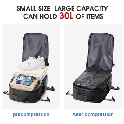 Vacuum Backpack Travel Bag for Men Large Capacity airback Backpack Business Laptop Backpack Women Expandable Backpack School Bag