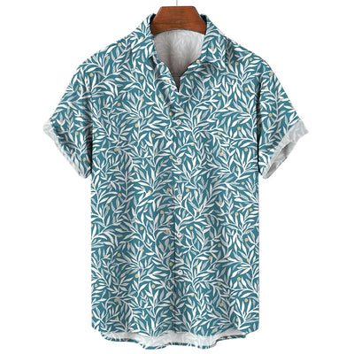 Hawaiian Shirts For Men Short Sleeve Tops New Coconut Treeo Graphic 3d Shirt Fashion Streetwear 5XL Summer Clothing Men's Blouse