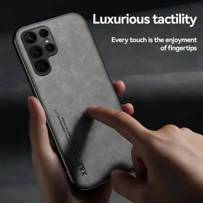 Case For Samsung S25 S24 S23 Ultra FE Luxury Protective Cover Magnetic Car Holder Phone Coque Fundas Capa