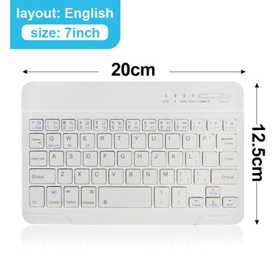 Bluetooth Keyboard Mini Keyboard 200mAh Rechargeable Keyboard Wireless Gaming Keyboard for PC Laptop Tablet Android iOS Windows