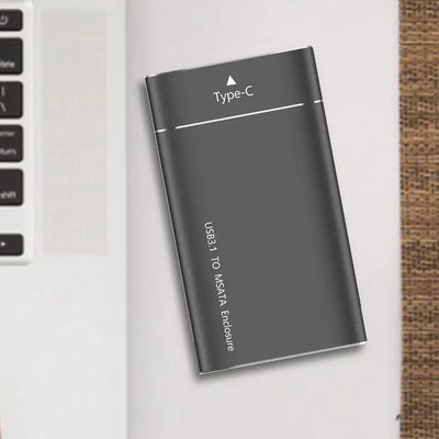 USB External Hard Drive 500GB Ultra Slim External Harddrive USB Hard Drive Black Laptop External Hard Drive Data Storage