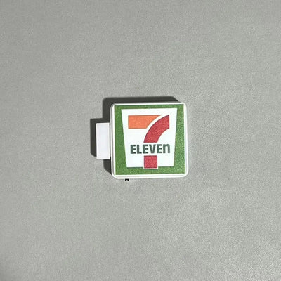 Creative Magnetic Fridge Stickers Coffee Shop 711 Luminous Label Convenience Store Signs Refrigerator Sticker Kitchen Decoration